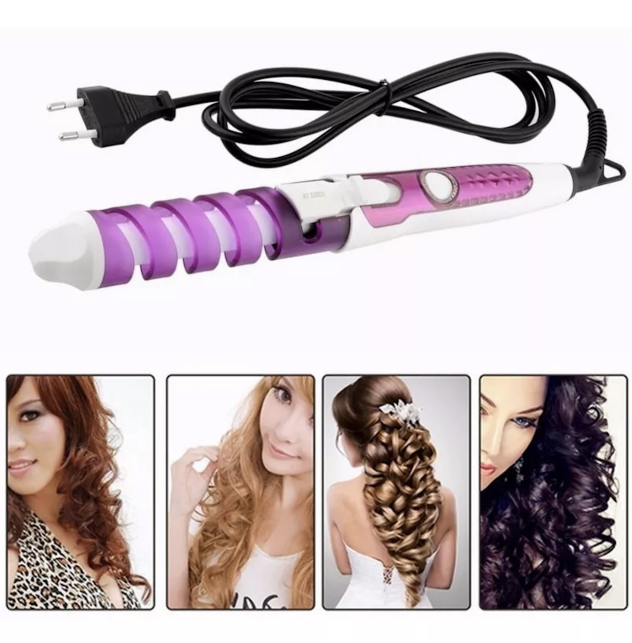 COMBO PLANCHA ALISADORA TRIPLE INFUSIÓN + RIZADOR + SECADOR GRATIS