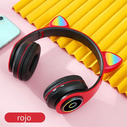 AUDIFONOS GAMER GATO + GRATIS MANTA BARBIE